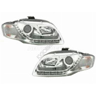 Фара AUDI A3 03-08 хром диоды тюнинг комплект R+L SONAR