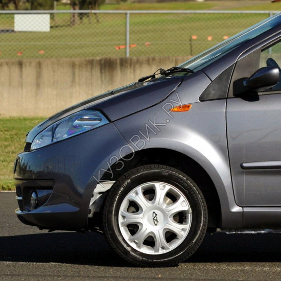 Крыло переднее левое в цвет кузова Chery Kimo A1 (2008-2015)