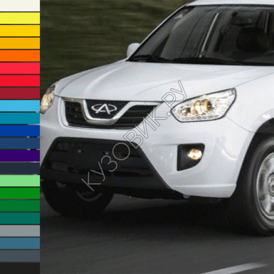 Бампер передний в цвет кузова Chery Tiggo T11 FL (2011-2016) Бампер передний в цвет кузова Chery Tiggo T11 FL (2011-2016)