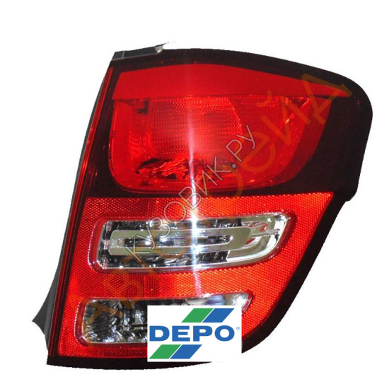 Фонарь правый задний в крыло Citroen C3 (2009-) DEPO