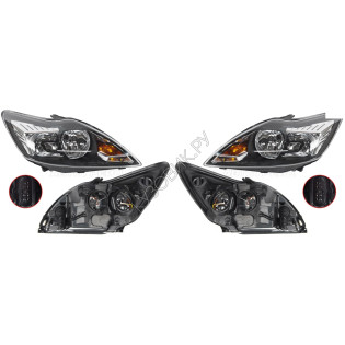 Фары Форд Фокус Ford Focus 2 (2008-2011) комплект 2 штуки левая и правая DEPO высокое качество
