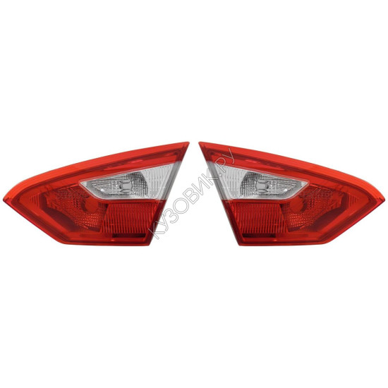 Фонари задние Форд Фокус Ford Focus 3 (2011-) комплект 2 штуки левый и правый SAT высокое качество