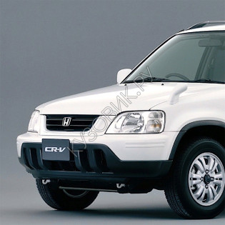 Передний бампер черный в цвет кузова Honda CR-V 1 (1996-2002) Передний бампер черный в цвет кузова Honda CR-V 1 (1996-2002)