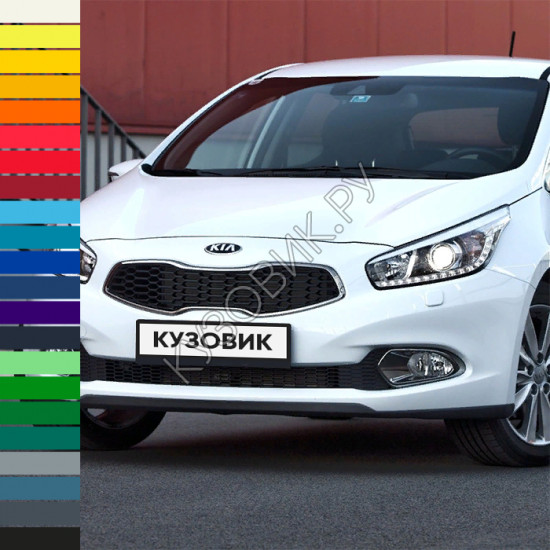 Бампер передний в цвет кузова Kia Ceed 2 (2012-2015) Бампер передний в цвет кузова Kia Ceed 2 (2012-2015)
