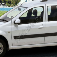 Дверь передняя левая в цвет кузова Лада Ларгус (2012-2021) с отверстиями под молдинг