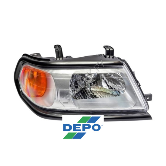 Фара правая Mitsubishi Pajero Sport (2000-) DEPO