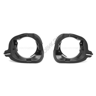 Рамки противотуманных фар Рено Дастер Renault Duster (2010-2016) комплект 2 штуки левая и правая EUROBUMP высокое качество
