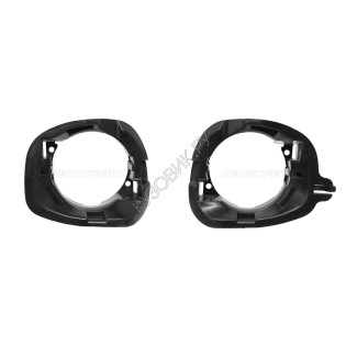 Рамки противотуманных фар Рено Дастер Renault Duster (2010-2016) комплект 2 штуки левая и правая SAT высокое качество
