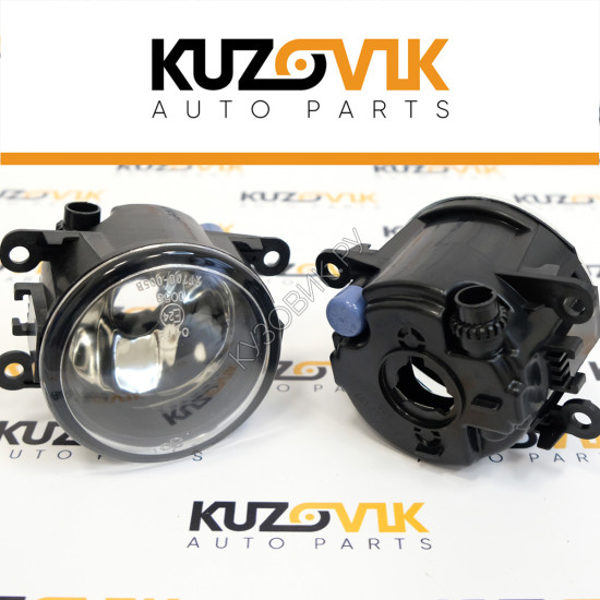 Фара противотуманная Renault Fluence (2010-2017) левая=правая (1 штука) с регулировкой KUZOVIK KUZOVIK