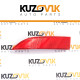 Катафот отражатель заднего бампера левый Renault Logan 2 (2012-2022) KUZOVIK