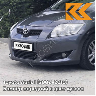 Бампер передний в цвет кузова Toyota Auris 1 (2006-2010) 8U5 - BLUISH GREY - Серый
