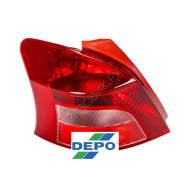 Фонарь левый задний в крыло Toyota Vitz (2005-2010) DEPO