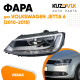 Фара левая Volkswagen Jetta 6 (2010-2015) KUZOVIK