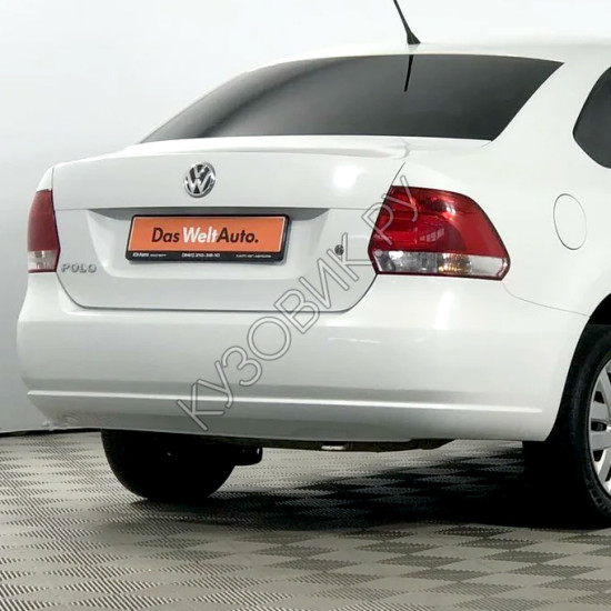 Бампер задний в цвет кузова Volkswagen Polo 5 (2009-2014) седан Бампер задний в цвет кузова Volkswagen Polo 5 (2009-2014) седан